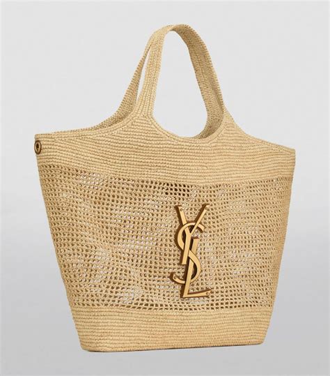 borsa ysl rafia|ICARE IN RAFFIA .